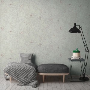 Bricoflor Badezimmer Tapete mit Unterwasserwelt Motiv in Grau und Silber. Maritime Vliestapete für Bad und Küche.