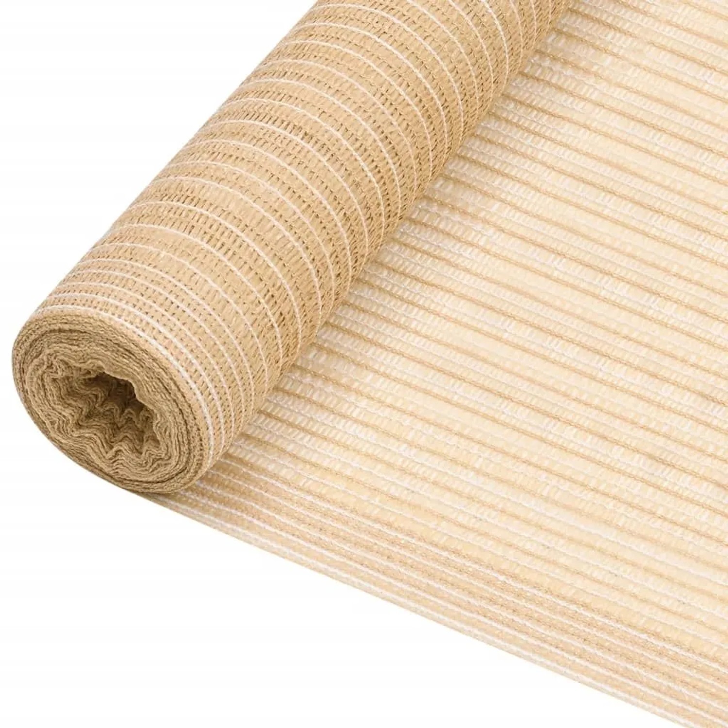 vidaXL Zaunblende Beige 3,6x50 m HDPE 75 g/m² 149442