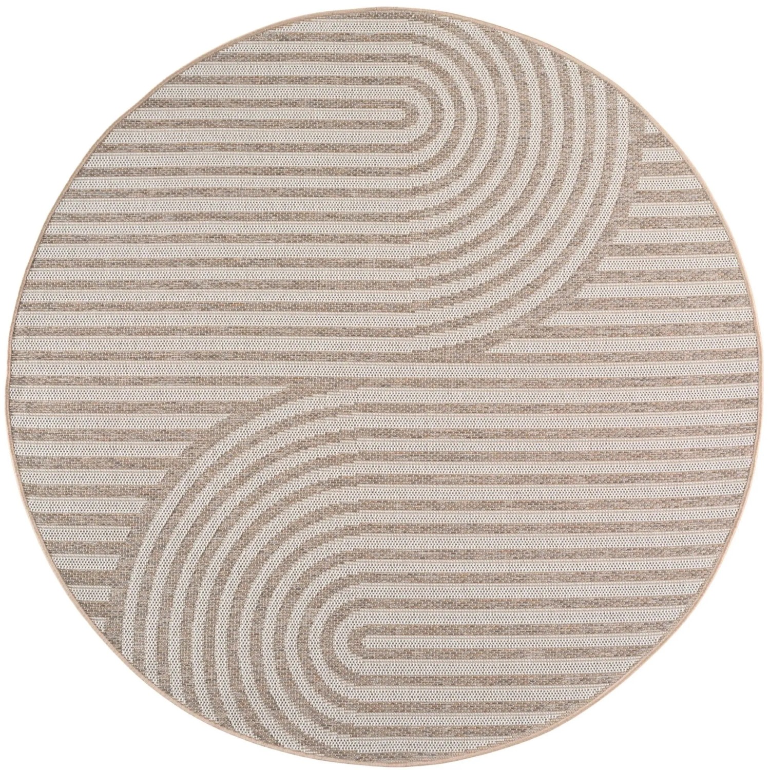 Ayyildiz Outdoor-Teppich Desert 1301 Beige Ø 200 cm