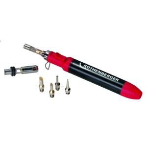 Rothenberger Industrial Micropen-Set, Gaslötkolben mit Aufsätzen für Löt- und Bastelarbeiten.