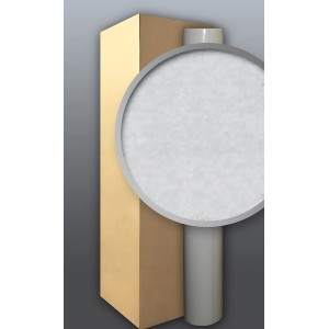 EDEM Struktur Vliestapete zum Überstreichen, weiß, 4 Rollen (106 m²).
