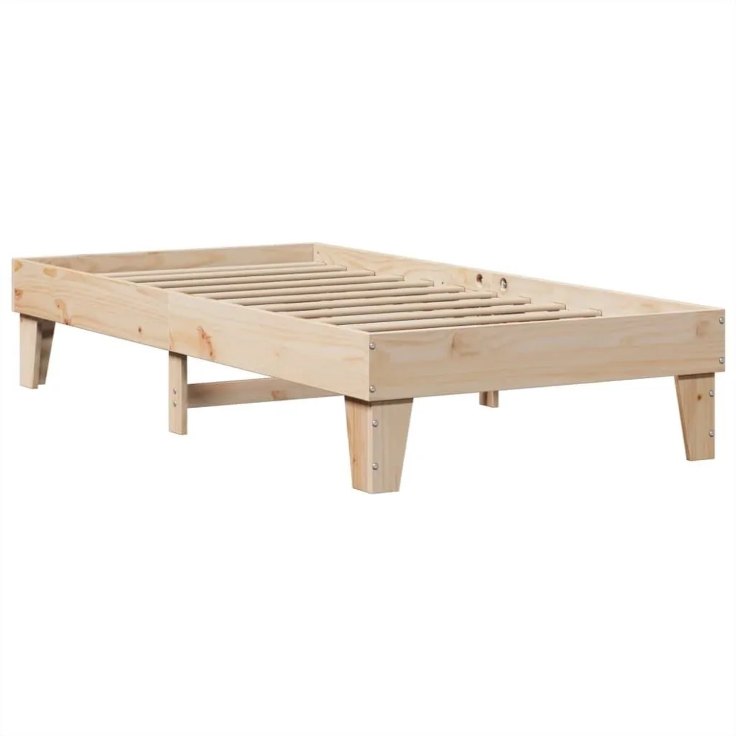 vidaXL Massivholzbett ohne Matratze 90x200 Kiefernholz 855364 günstig online kaufen