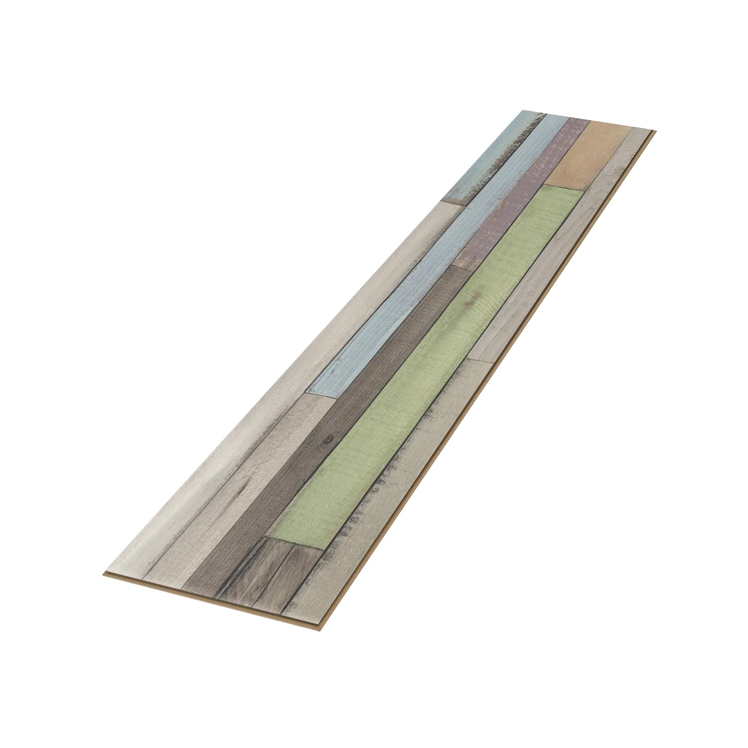 Egger Laminat EL1011 NatureSense Dimas Wood Bunt, Mehrstab-Optik mit farbigen Maserungen.