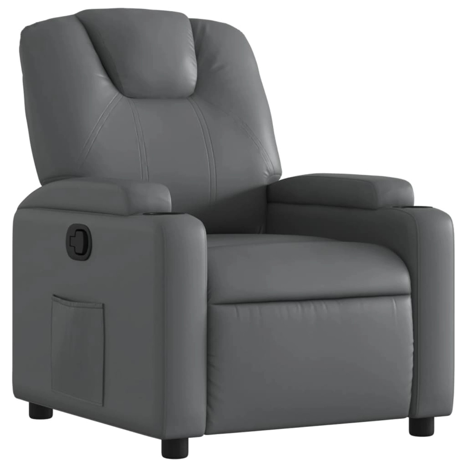 vidaXL Relaxsessel Grau Kunstleder 3205978 günstig online kaufen