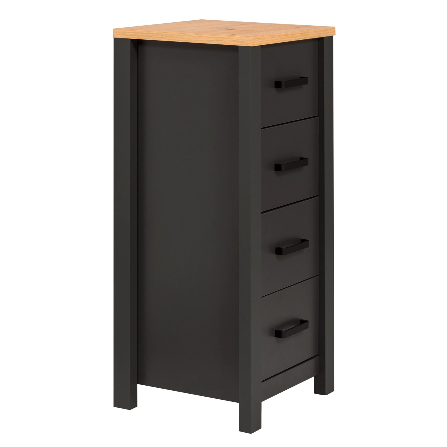OBI Veneto Midischrank Anthrazit 42 x 40 x 94 cm