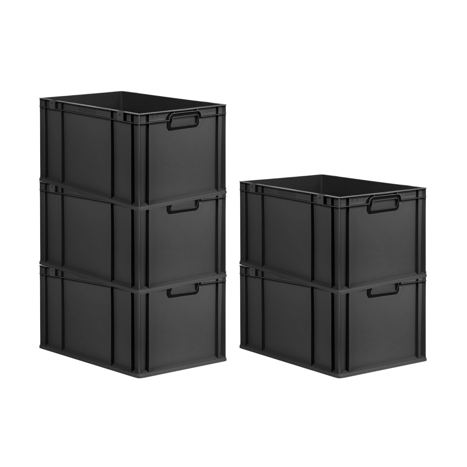 PROREGAL SparSet 5x Eurobox Nextgen Color HxBxT 32x40x60cm 65 Liter Griffe günstig online kaufen