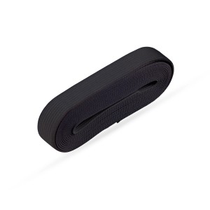 Schwarzes ProHome Gummiband, 2,5 m x 1,5 cm, für Näh- und Bastelprojekte.