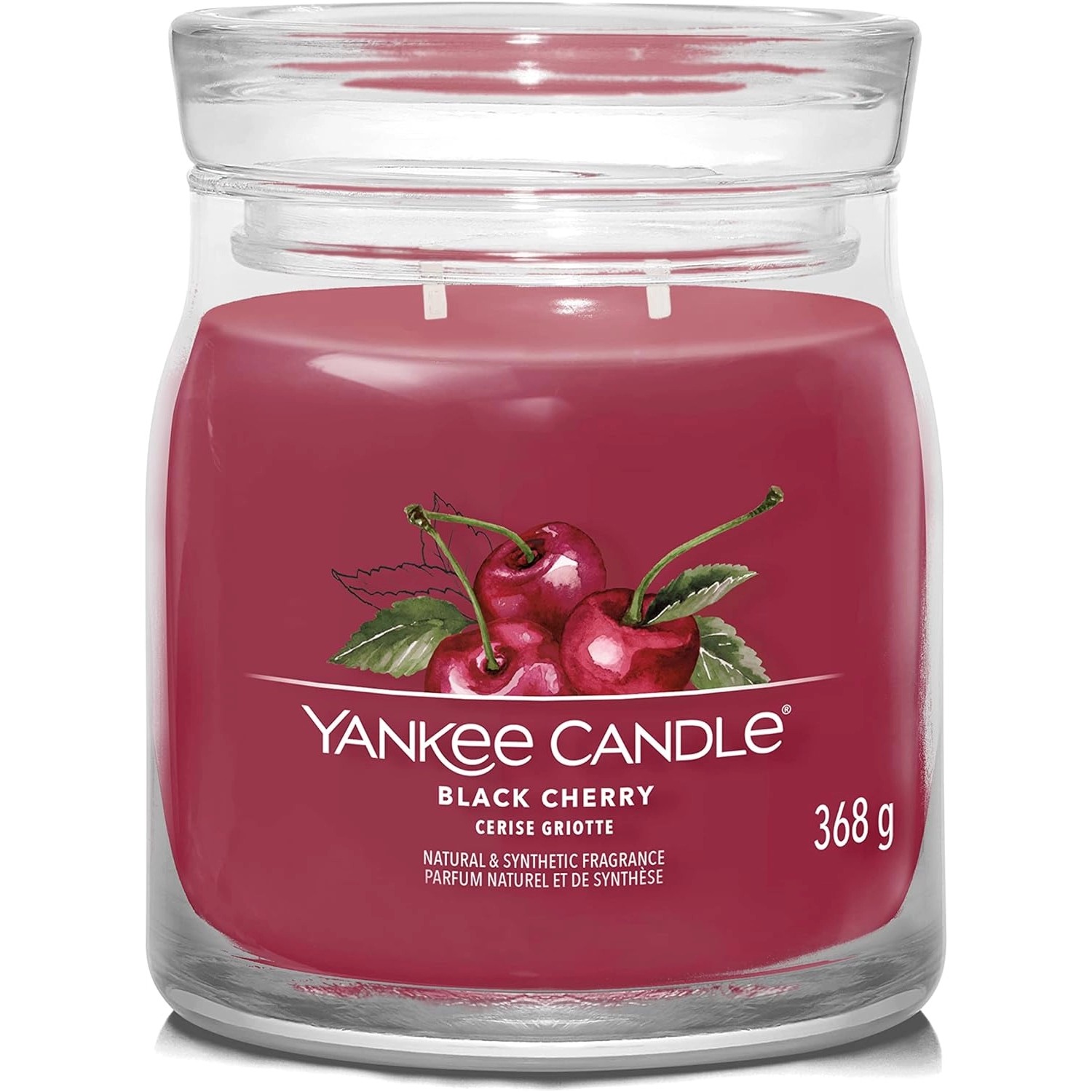 Yankee Candle Duftkerze Medium Black Cherry 11 cm