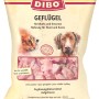 Dibo Geflügel Barf Frostfutter für Hunde und Katzen, 500g Packung mit Fleischstücken.