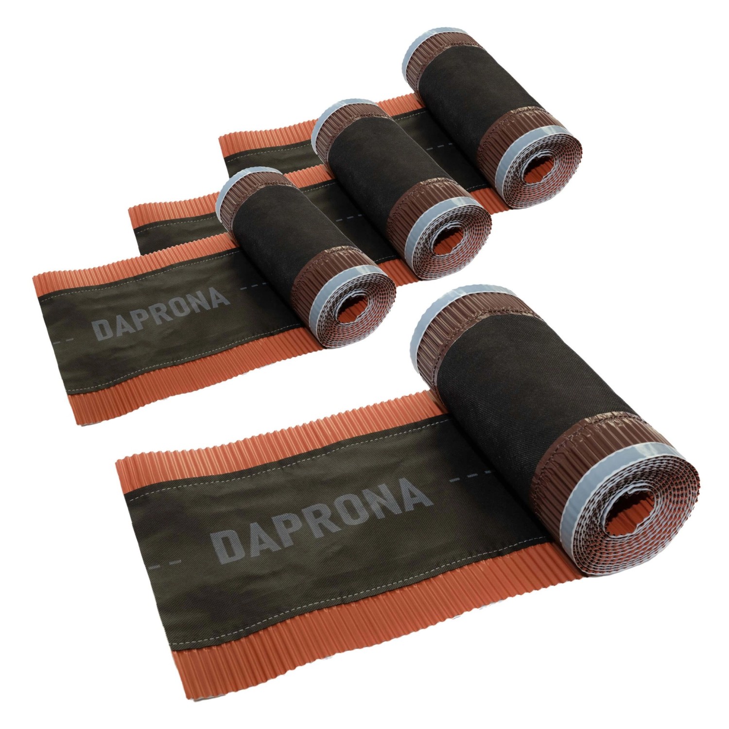 Daprona Firstband Alu 4x 5m x 300mm Rot zuverlässige Abdichtung Dachfirst