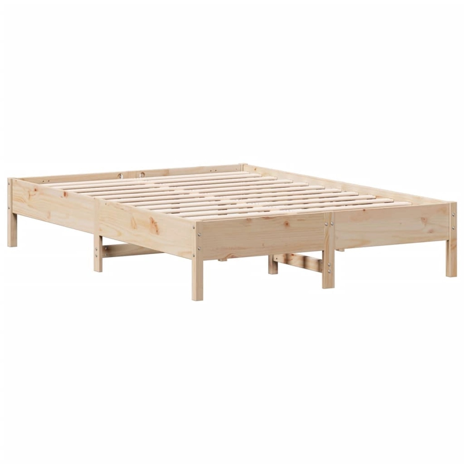 vidaXL Massivholzbett ohne Matratze 140x200 cm Kiefernholz 842698