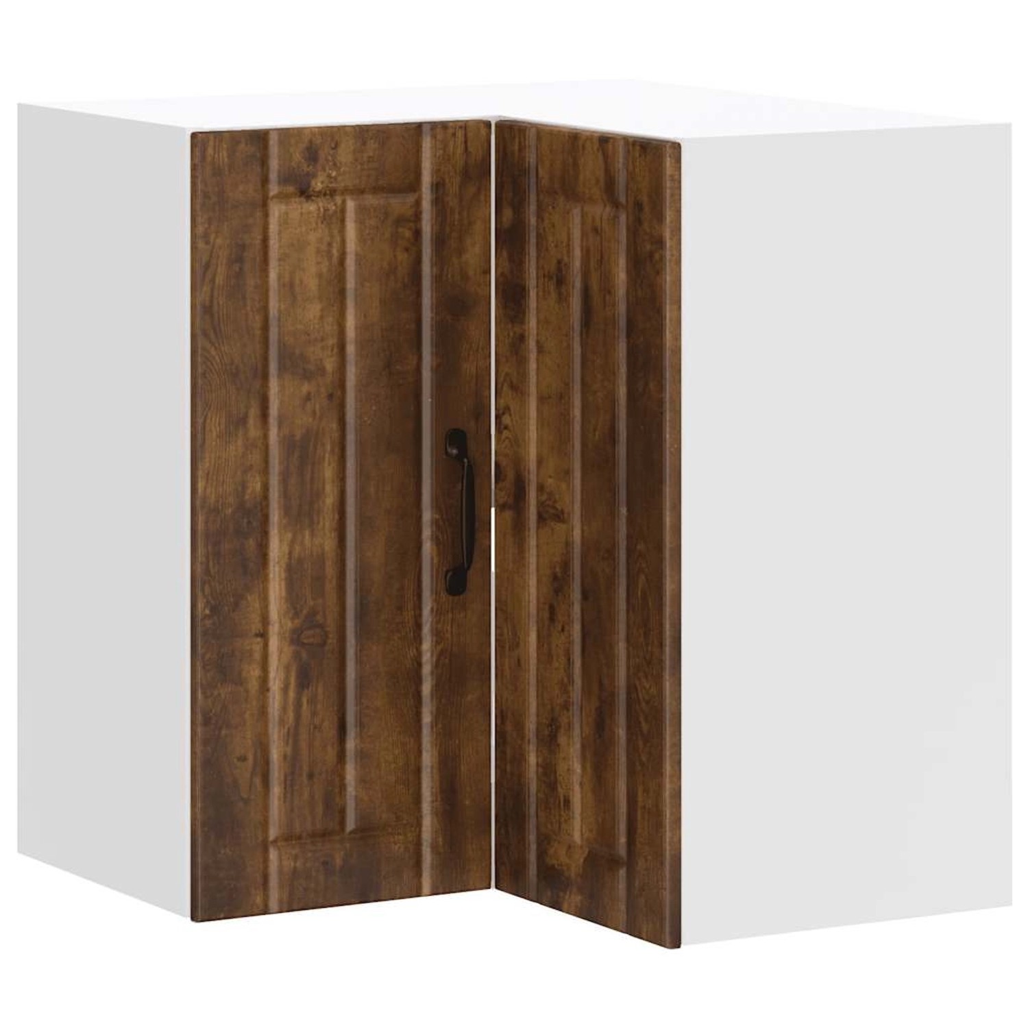 vidaXL Küchen-Eckhängeschrank Lucca Räuchereiche Holzwerkstoff 853862 günstig online kaufen