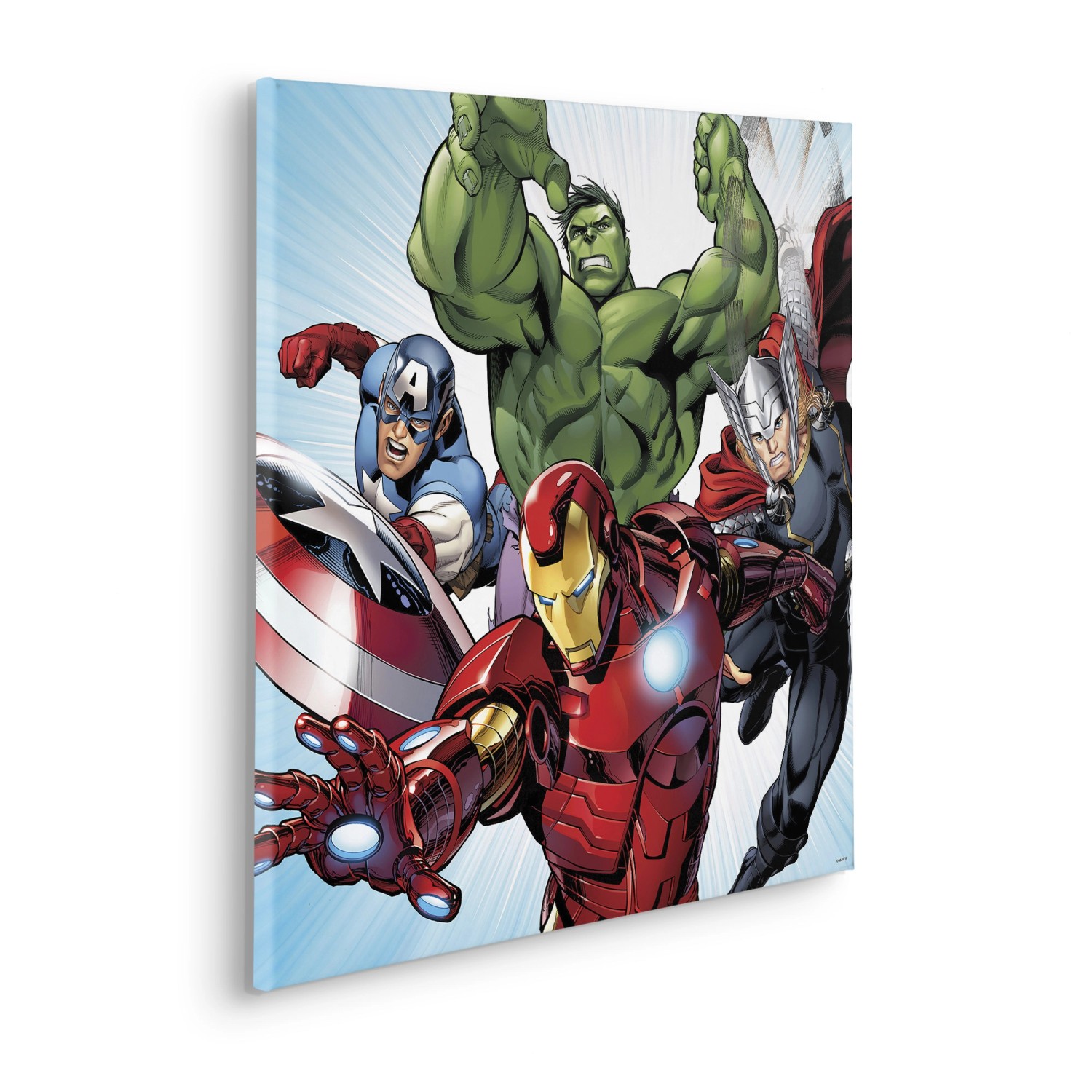 Komar Keilrahmenbild Marvel Avengers Teampower Bunt günstig online kaufen