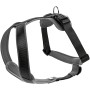 Hunter Hundegeschirr Neopren, Gr. L, schwarz-grau. Gepolstertes Y-Geschirr aus Nylon, verstellbar.