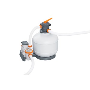 Bestway Flowclear Sandfilteranlage mit Zeitschaltuhr für Pools bis 60.500 l.