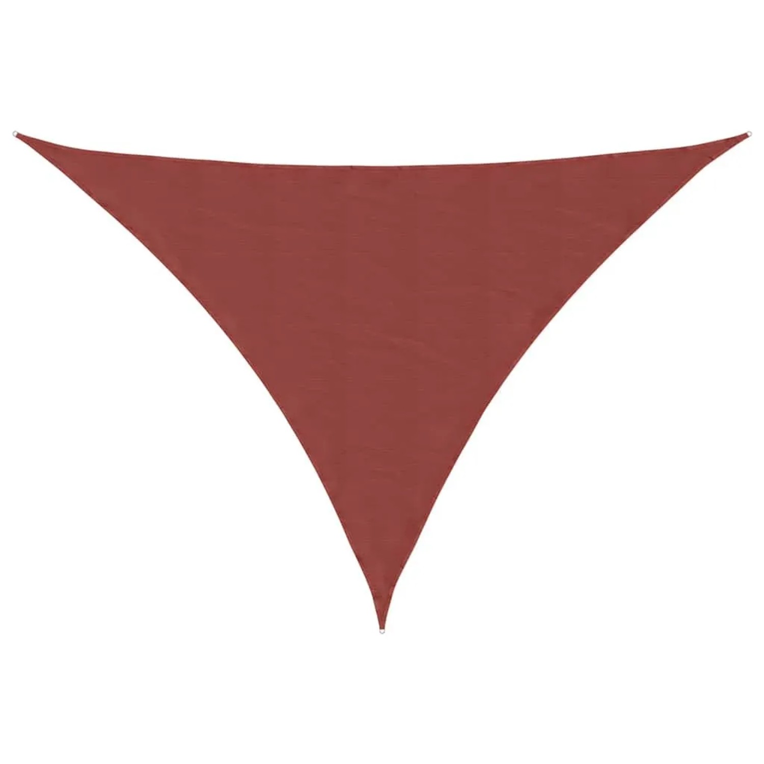 Furnicato Sonnensegel Oxford Gewebe Dreieckig 3x4x4 M Terrakotta Rot