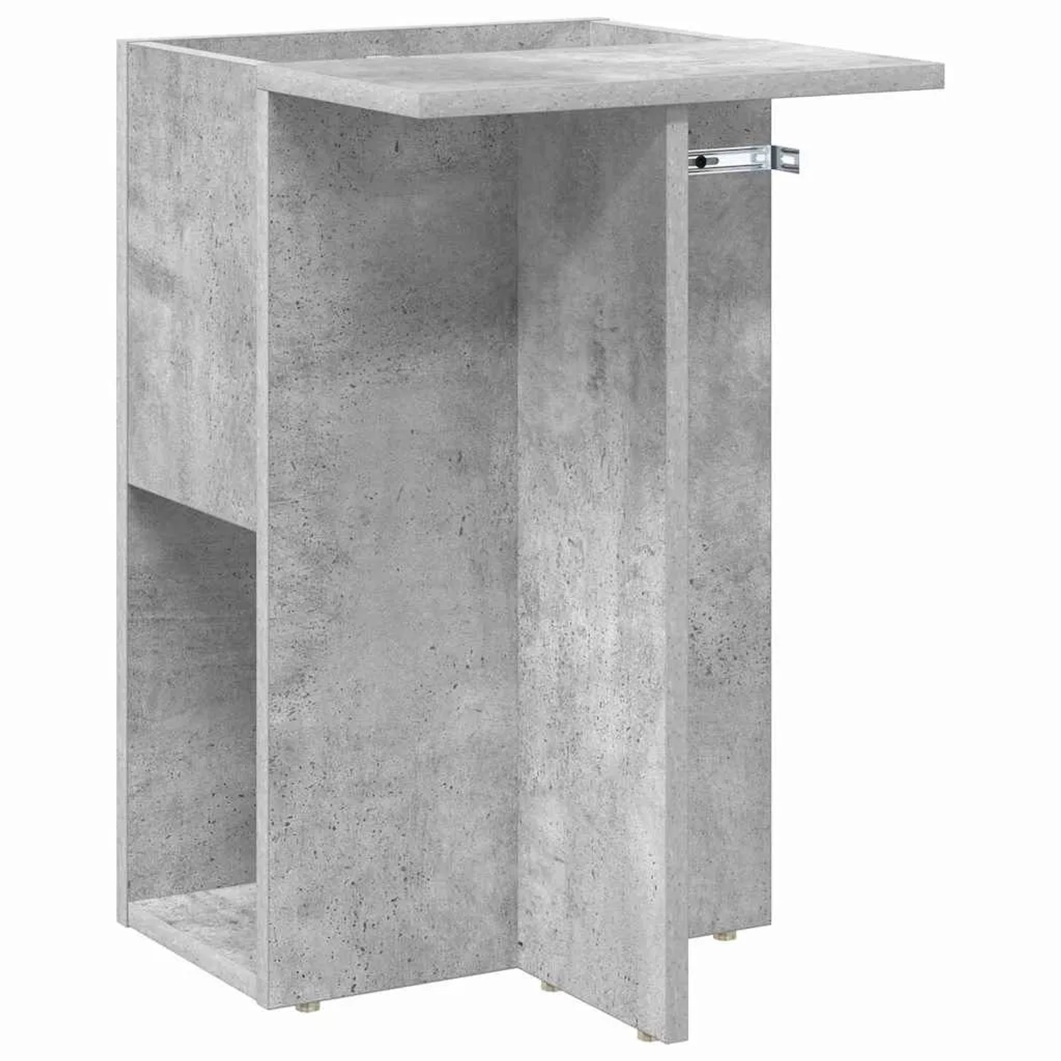 vidaXL Beistelltisch Beton Grau 35 x 40 x 55 cm Holzwerkstoff 891099