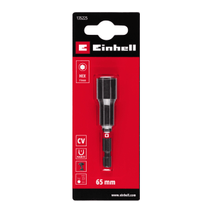 Einhell Impact Sechskant-Steckschlüssel, 11 mm, mit 1/4 Zoll Schaft. Magnetisch, aus Chrom-Vanadium-Stahl.
