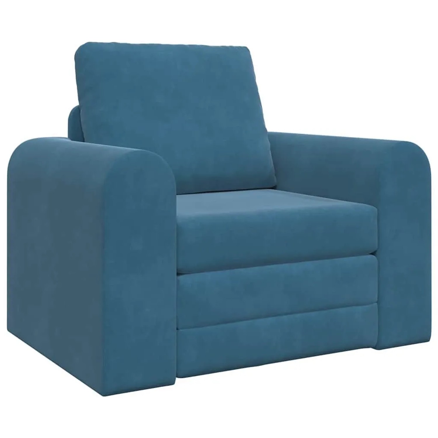 vidaXL Schlafsofa Blau 98 x 71 x 83 cm Samt 4106665 günstig online kaufen