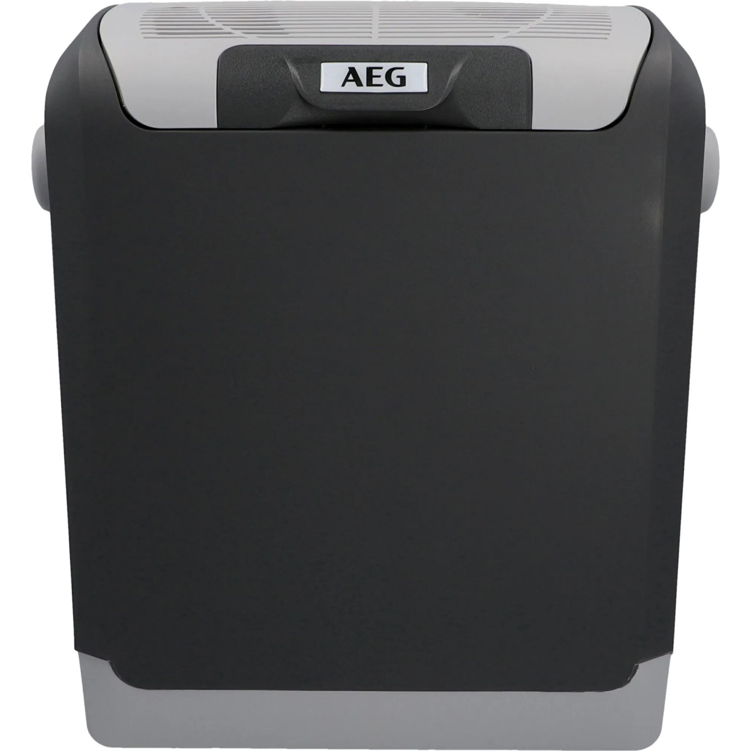 AEG Thermoelektrische Kühlbox KK 14 l für Auto, Camping, Reise. Kompakte, graue Kühlbox.