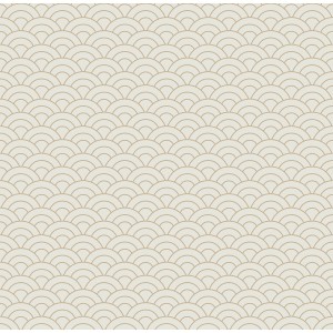 Sanders & Sanders Tapete Art Decó Muster Beige 53 cm x 10 m