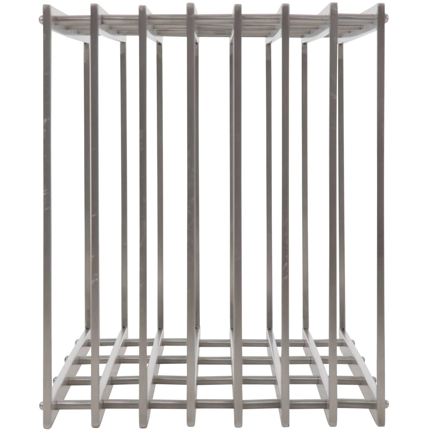 DELUKE Kaminholzregal Metall PREMIUM Innen Und Aussen Edelstahl Brennholzregal Innen Kaminholzständer Feuerholzregal 40x...