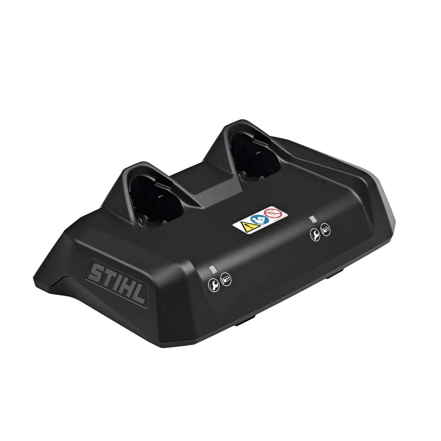 Stihl Schnellladegerät AL 5-2 Schwarz. Doppel-Ladegerät für 2 AS-Akkus mit LED-Anzeige für Elektrowerkzeuge.