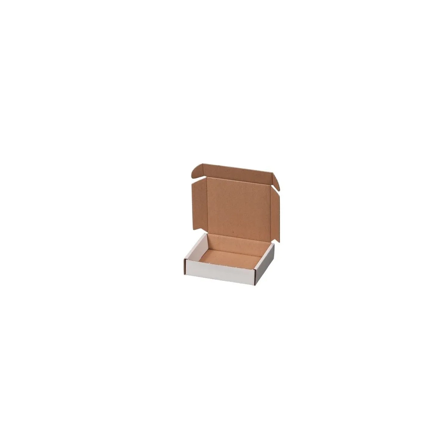 PROREGAL Mega Deal 50x Maxibriefkarton S LxBxH 160x113x42mm mit Fingerlochgriff Portooptimiert Wiederverschließbar Weiß Warensendung Versandkarton