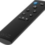 Schwarze WiZ Smart Fernbedienung für LED-Leuchtmittel mit On/Off, Dimm- und Nachtlichtfunktion.