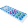 Bestway Luftmatratze, 177x63cm, blau mit transparentem Fenster und farbigen Mulden.
