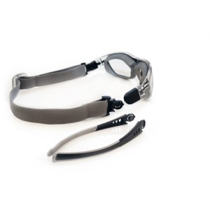 OX-ON Sicherheitsbrille Multi Supreme Klar mit Kopfband und Bügeln, Augenschutz für Profis.