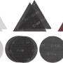 kwb by Einhell Schleifmittel-Set, 15-teilig, für Trockenbauschleifer mit Ø 225 mm, verschiedene Körnungen.