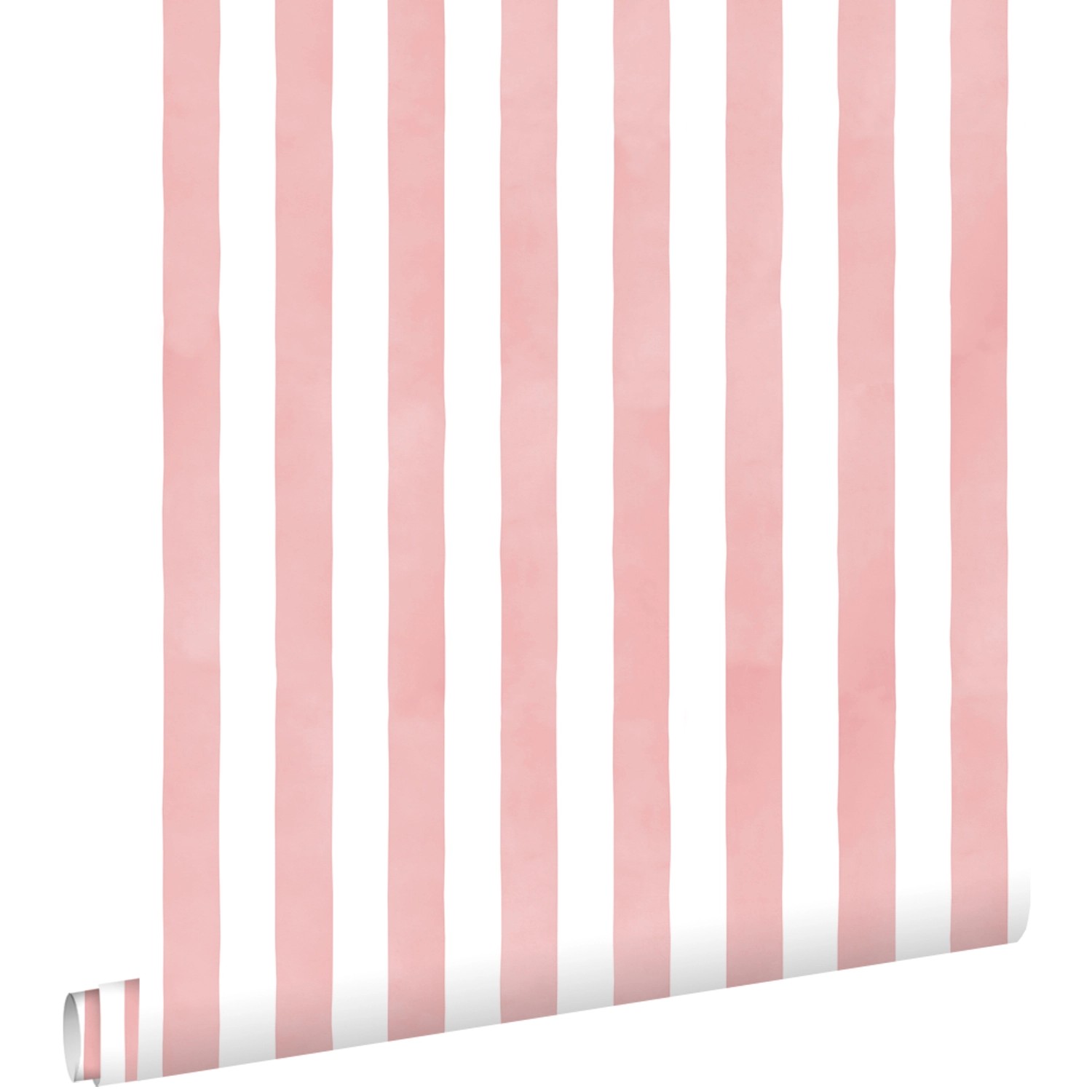 ESTAhome Tapete Streifenmuster Rosa und Weiß 50 x 900 cm günstig online kaufen