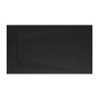 Rechteckige Breuer Duschwanne LiteLine aus Mineralguss in Anthrazit, 60x80x90 cm.