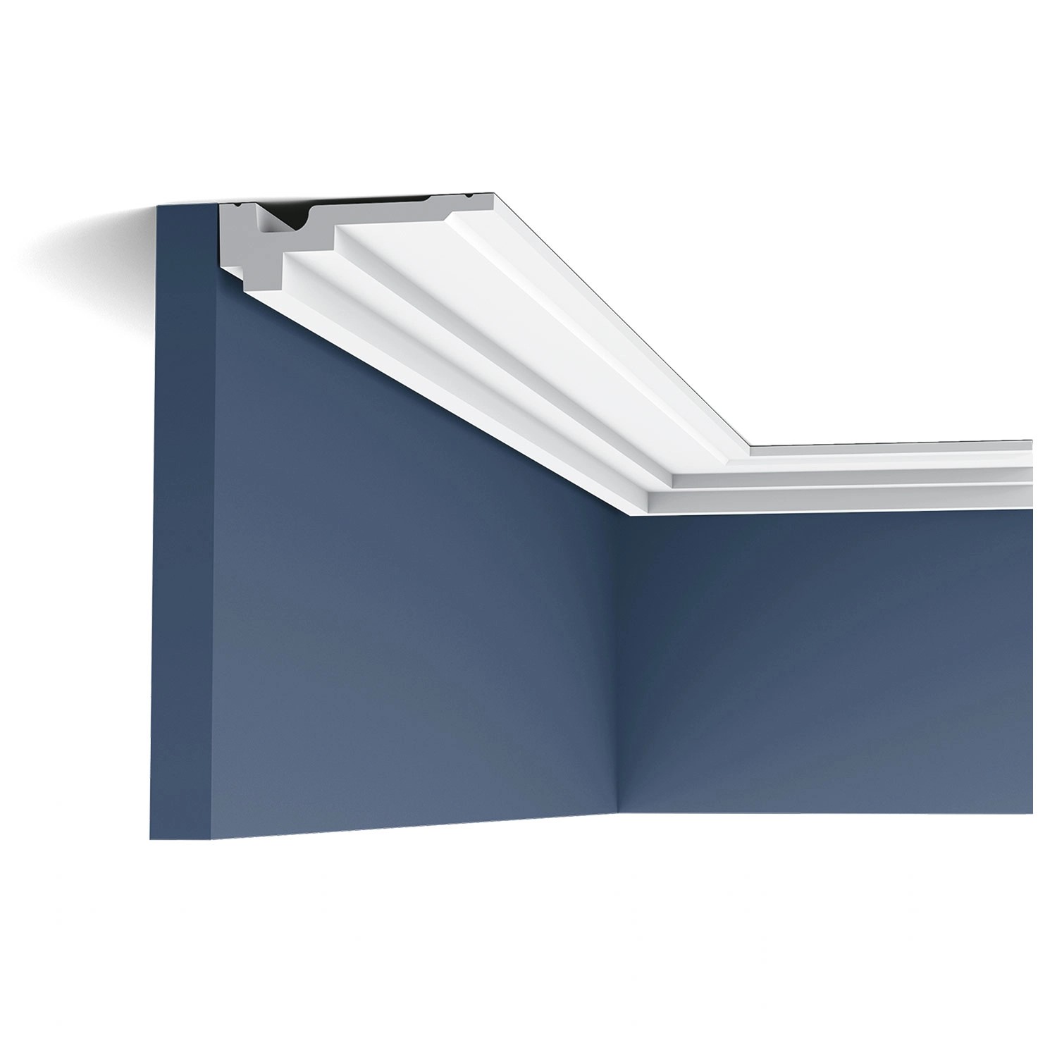 ORAC DECOR C355 LUXXUS Zierleiste Stuckleiste Decken Leiste Kanten Profil 2 m 200 cm x 3,5 cm x 11,1 cm Weiß