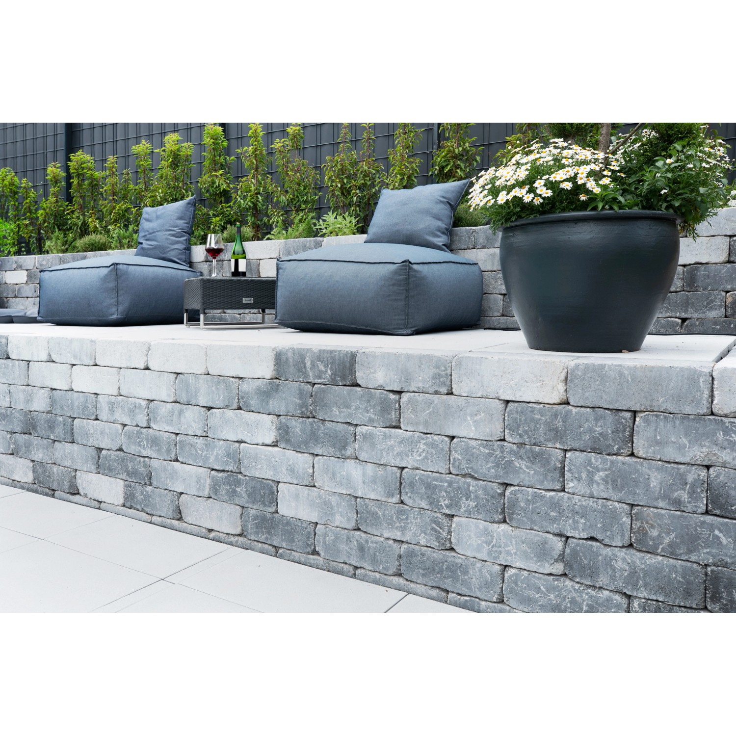EHL Mauerstein Verona Antik 40 cm x 20 cm x 14 cm GrauAnthrazit