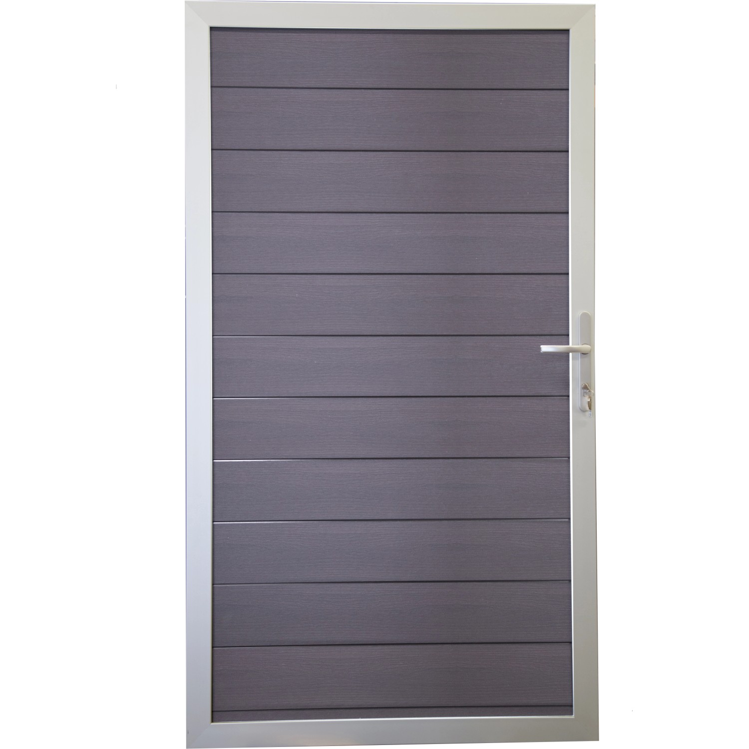 GroJa Steckzaun Solid Tor Universal 100 cm x 180 cm Steingrau günstig online kaufen