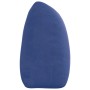 Großes, ergonomisches vidaXL Rückenkissen in Polizeiblau aus Samt, mit praktischer Seitentasche.