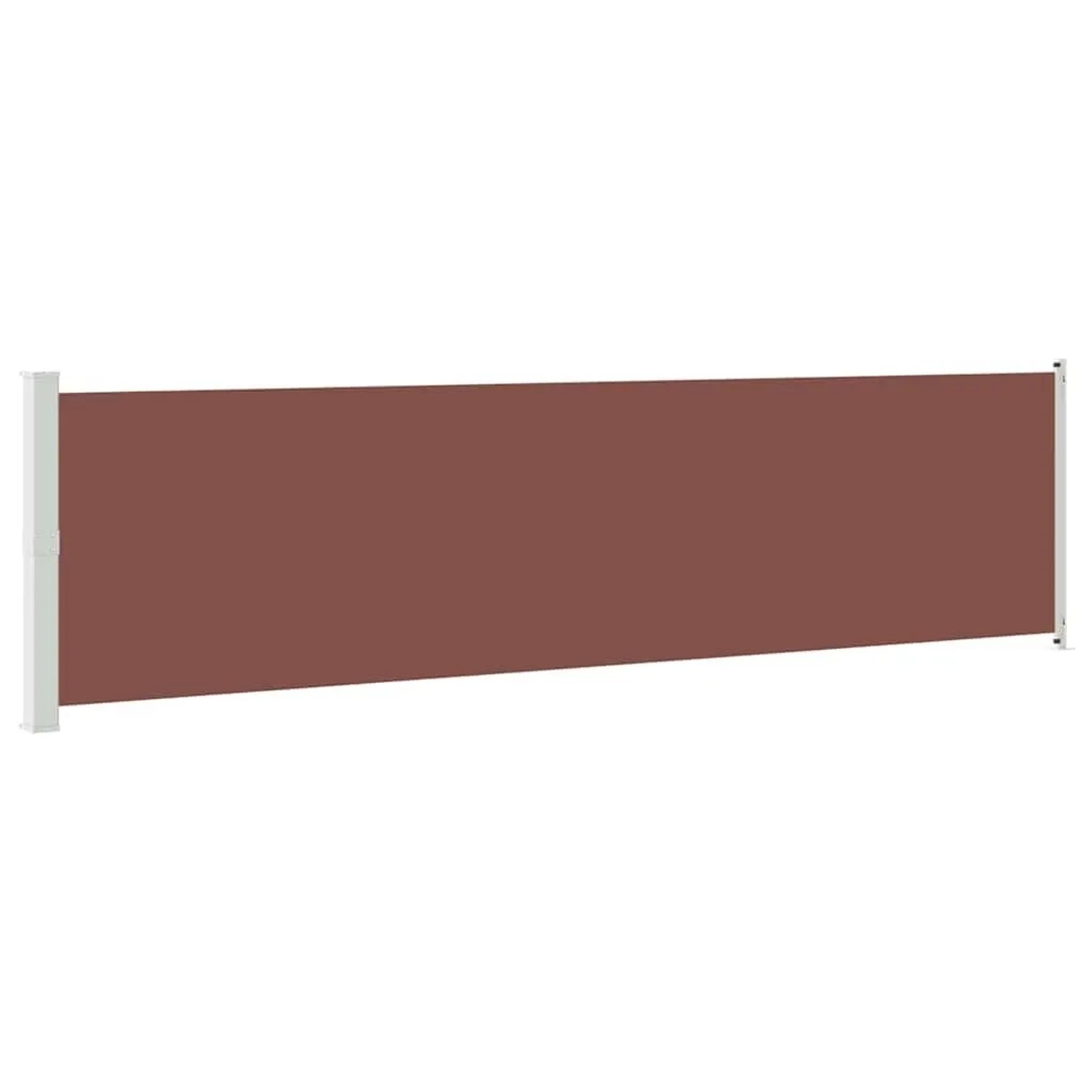 vidaXL Seitenmarkise Ausziehbar 600x160 cm Braun 313380