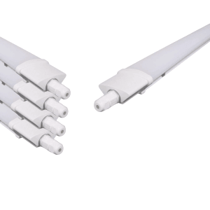 5er-Set LUXULA LED Feuchtraumleuchten, 120cm, neutralweiß, IP65, mit Fast Connector.