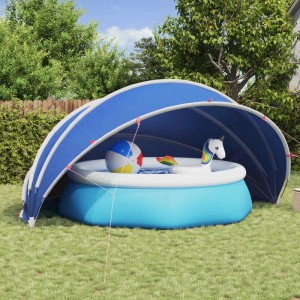 vidaXL Pool-Dome Grün 500 x 500 x 236 cm 42001121