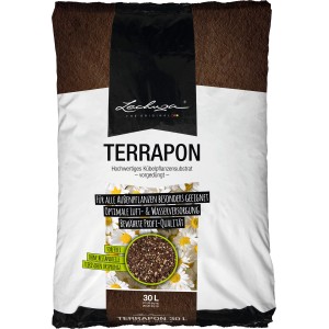 Sack Lechuza Terrapon Pflanzsubstrat, 30 Liter, torffrei für Kübel- und Außenpflanzen.