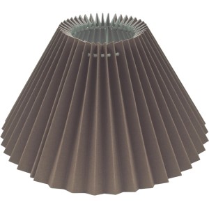 Plissee Lampenschirm in Taupe, Ø 25 cm, passend für Various Lampenfüße.