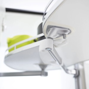 Kesseböhmer SoftStopp Plus Dämpfer Links Ausschwenkbar Anthrazit für LeMans II 2er Set