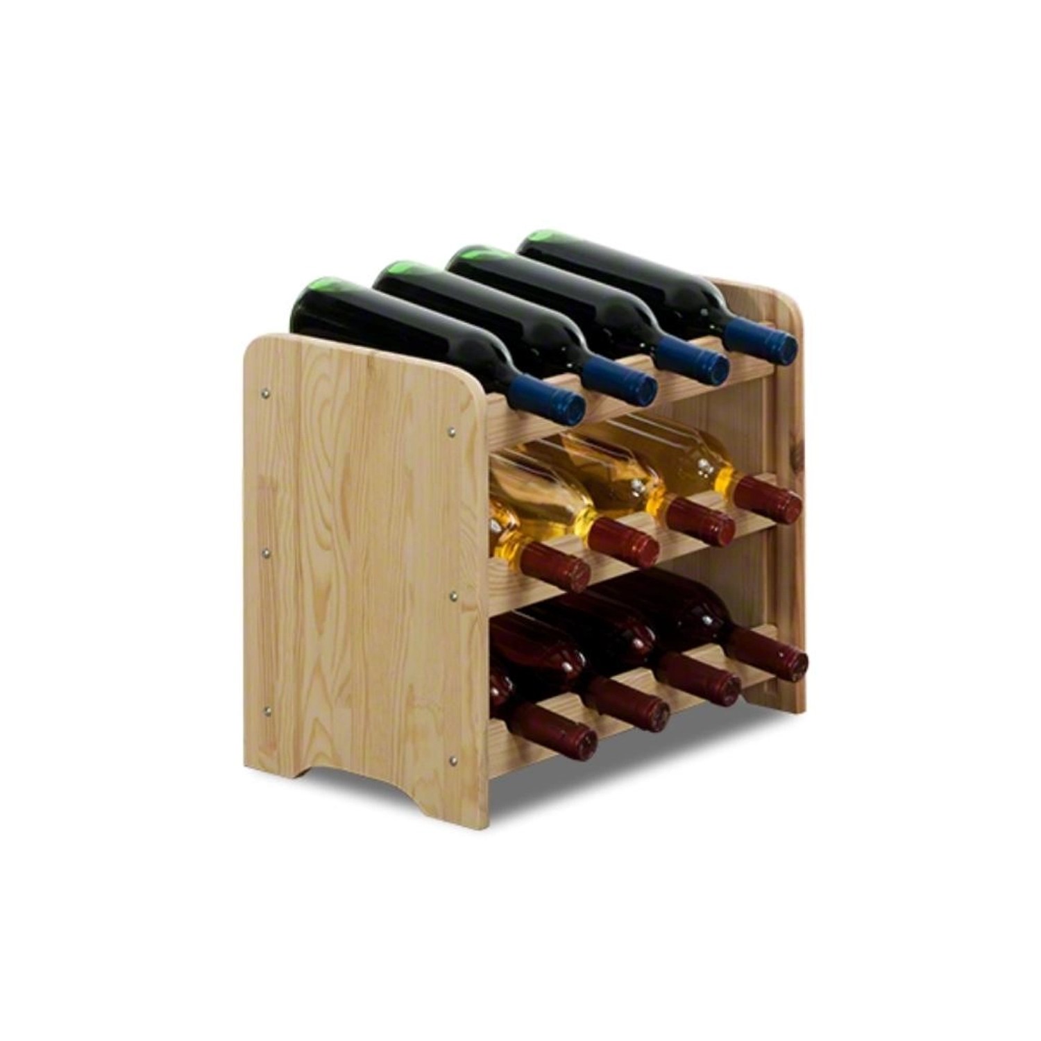 PROREGAL Weinregal Pinotwine C HxBxT 36 x 44 x 26,5 cm 12 Flaschen Massives günstig online kaufen