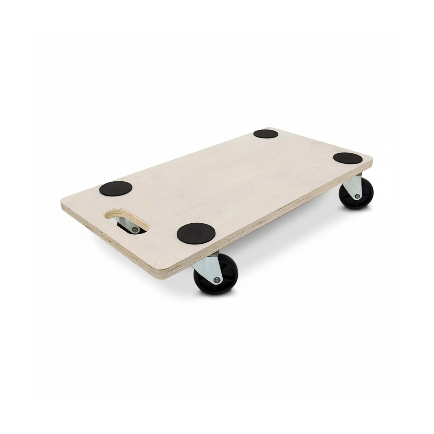 Relaxdays Transportroller Sperrholz Kunststoff Rutschfest Belastbar 200 kg 58 cm x 30 cm x 11 cm
