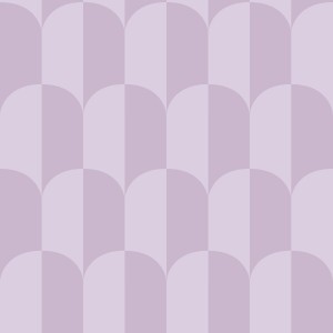ESTAhome Vliestapete mit Art Déco Muster in Violett. Dekorative Tapete mit geometrischem Design.