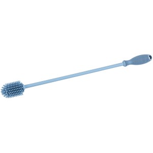 Wenko Silikon Flaschenbürste, 38 cm, blau, für Flaschen, Vasen und Karaffen.