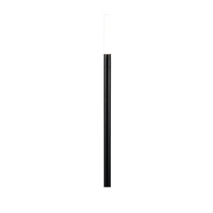 Schwarze LED Gartenleuchte STICK im 3er Set mit Erdspieß.