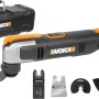 Worx Sonicrafter WX686 Multitool mit Zubehör und Koffer. Vielseitiges Elektrowerkzeug zum Sägen, Schneiden und Schleifen.